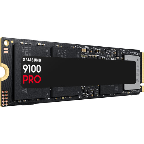 Samsung SSD 9100 PRO 4TB, PCIe 5.0x4 M.2 2280, Seq. Read Speeds Up to 14,800MB/s (MZ-VAP4T0B/AM)