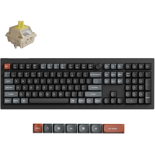 Keychron V6 Ultra 8K 100% Wireless Hot-Swap RGB - Toetsenbord