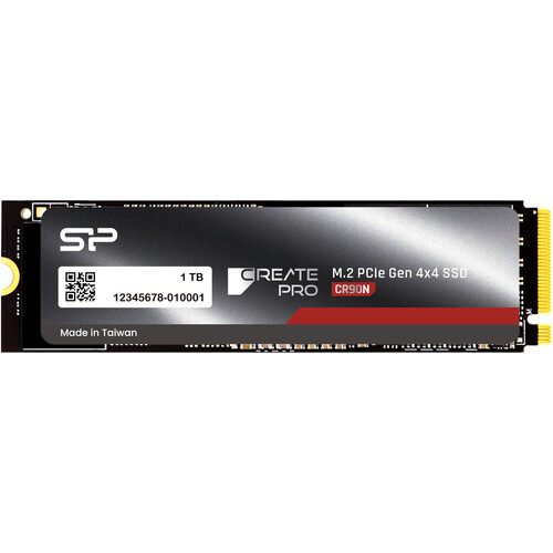Silicon Power 1TB CreatePro NAS CR90N NVMe PCIe 4.0 M.2 Internal SSD