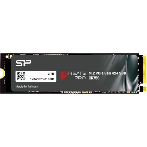Silicon Power 2TB CreatePro CR75S NVMe PCIe 4.0 M.2 Internal SSD