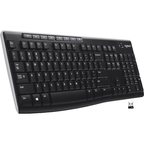 Logitech K270 QWERTY Wireless Black