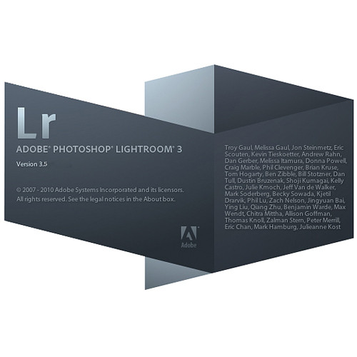 adobe photoshop lightroom 3   ／  ライトルーム