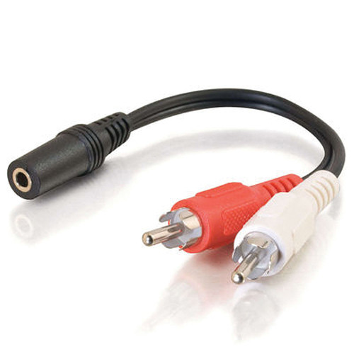 thumbnail image 2 of Legrand 3.5MM To RCA Y-Cable, 6 Inch Y Splitter Audio Cable RCA... 2 of 11