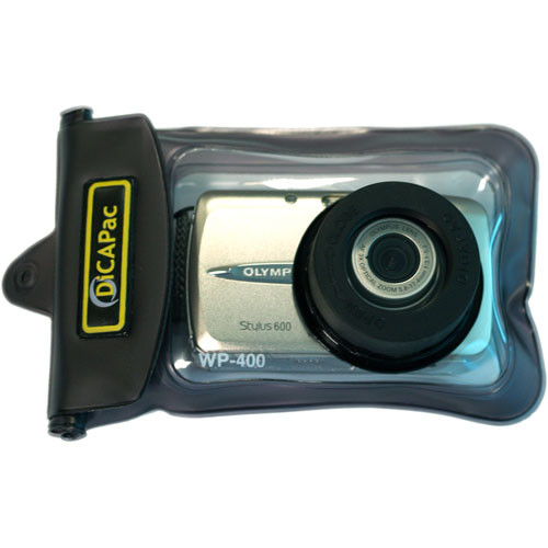 DiCAPac WP400 Waterproof Underwater Case (Clear/Dark Brown)