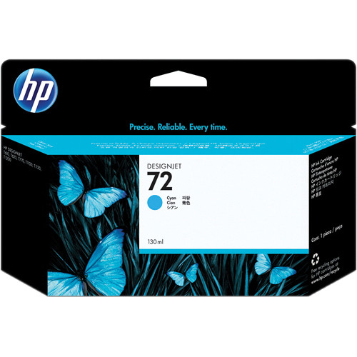 Set Di Inchiostri Originali HP N. 72 Per DesignJet T610, T790, T1100, T1300 – C9370A, C9371A, C9374A