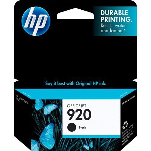 HP 920 Black Officejet Ink Cartridge 