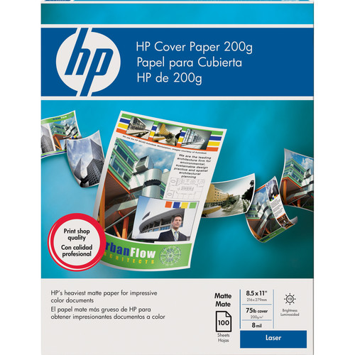 Hp premium cover paper 2 sided 8 5x11 letter 100 q2413a