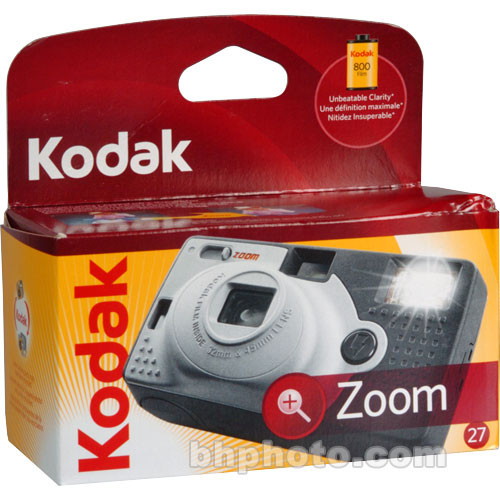 Kodak Zoom One Time Use Disposable Camera ISO 800 8082687 B H