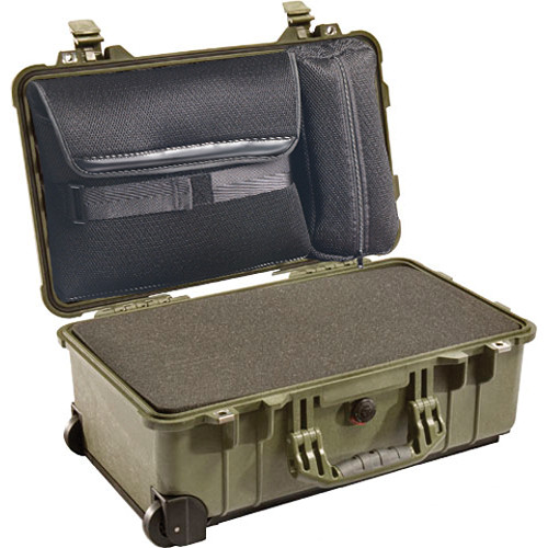 Pelican 1510LFC Laptop Overnight Case Green 1510 008 130 B H