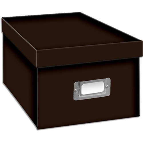 Boîte De Rangement Pioneer Pour Photos Et Souvenirs - Format 29x19x11.4 Cm, Marron Foncé - Sans Acide, Avec Fiches D'Index