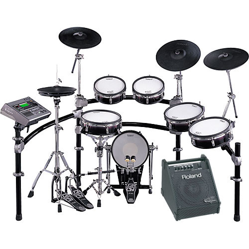 Roland TD20S VPro Electronic Drum Kit with PM10