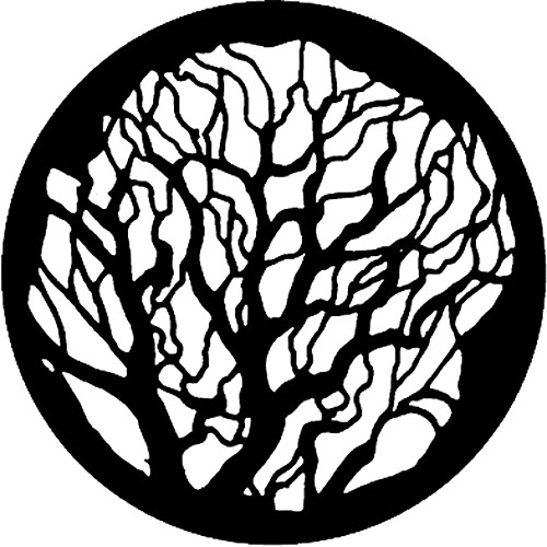 Rosco #7710 Tree 2 Steel Gobo - Size M 250771000660 B&amp;H Photo