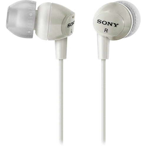 Sony MDR-EX10LP In-Ear Stereo Headphones (White) MDREX10LP/WHI