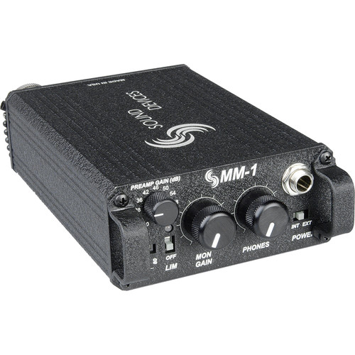 MA2S Microphone Preamp - 75X Boost For Dynamic Mics, Portable Stereo Sound Amplifier With 3 Output Ports