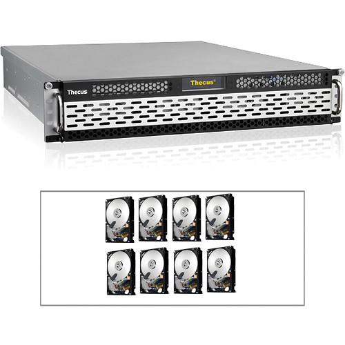 Thecus 24TB 8x 3TB N8900 10GbE Enterprise Rackmount NAS With