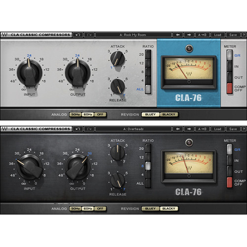 Waves CLA 76 Blacky Bluey Compressor Limiter CLA76NAQQ B H