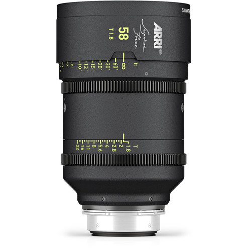 ARRI Signature Prime 58mm T1.8 Lens (Focus Marks in Feet)