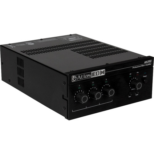 AtlasIED AA35G 3Input 35W Mixer Amplifier AA35G B&H Photo Video