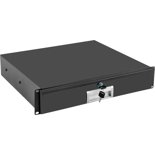Auray Locking Rack Drawer (2 RU) RD-L-2U B&H Photo Video