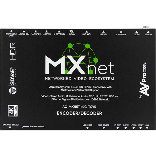 AVPro Edge MXNet 10G SDVoE Transceiver AC-MXNET-10G-TCVR-TAA B&H