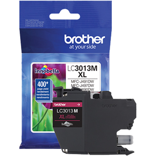 Compatible Brother LC3013XL High Yield Ink Cartridges – 4-Pack Black, Cyan, Magenta, Yellow – For MFC-J491DW, J497DW, J690DW