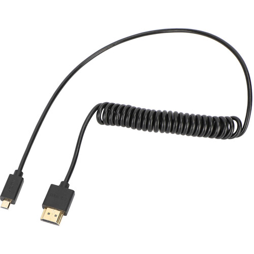 4K@60HZ 2.4M HDMI TO HDMI Coiled Extension Flexible Spiral Cable Male...
