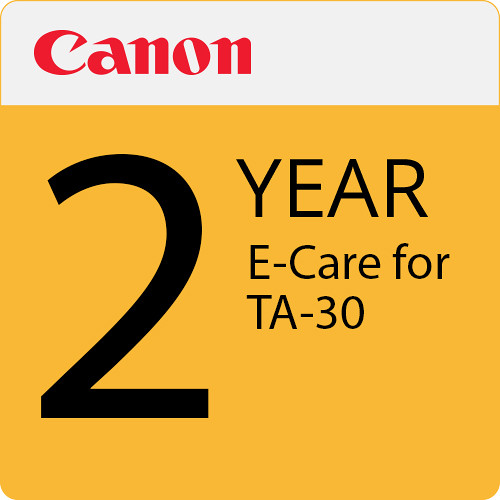 Canon 2Year eCare Service Plan for imagePROGRAF TA30