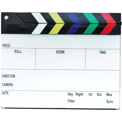 Cavision Next-Gen Production Slate with Color Clapper