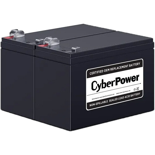 Cyber Power CyberPower RB1290X16 Replacement Battery Cartridge Maintenance-Free User Install Cyberpower Battery Replacement Cartridges