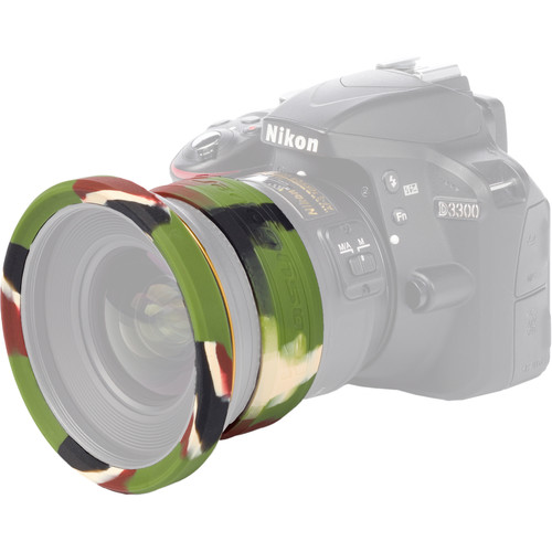 EasyCover Objektiv-Schutzring Für 58mm Filtergewinde (rot) – Stoßsicher
