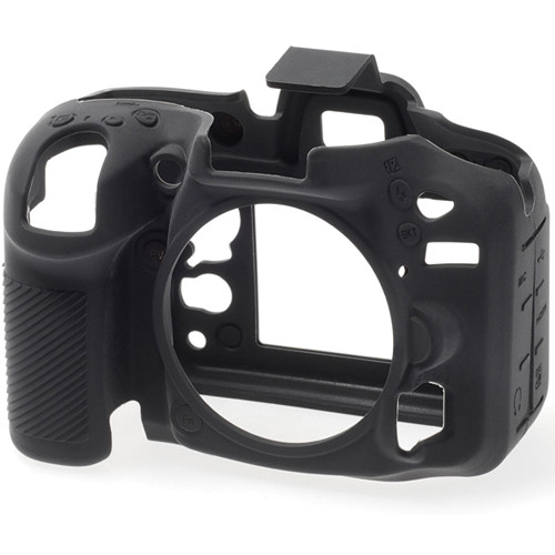 Easycover Housse Silicone Protection Nikon D750 – Coque Armour Skin Anti-chocs Noir – Accès Total Aux Commandes