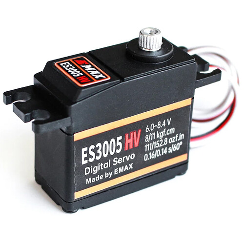 thumbnail interactive-video image 1 of POWER HD A-50CHV High Voltage Servo – Steel & Aluminum Gear, 50.0kg / 0.19s, 6929130050126 1 of 3