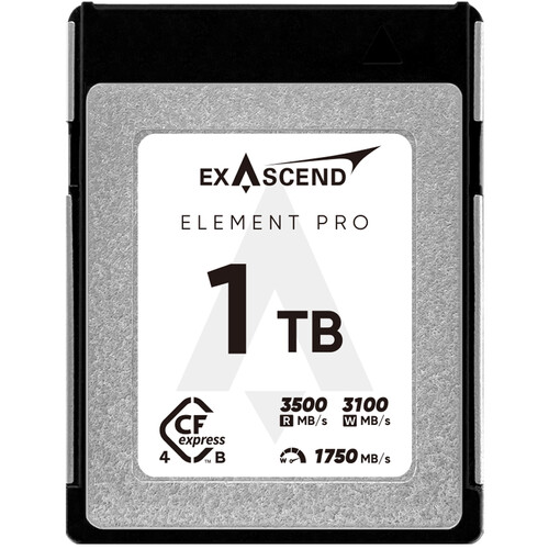 Exascend 1TB Element Pro CFexpress 4.0 Type B Memory