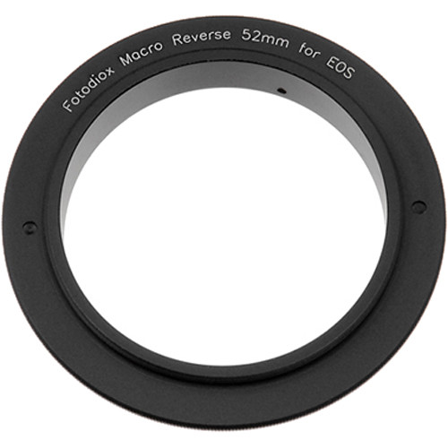 FotodioX 52mm Reverse Mount Macro Adapter REVERSEMOUNT52MMEOS
