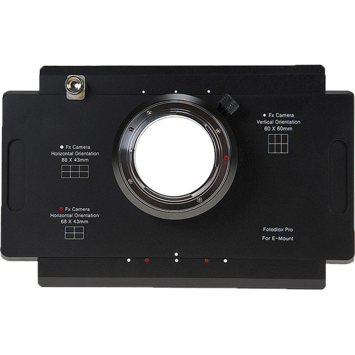 Fotodiox Sony E Mount A7 A9 To 4x5 Large Format Sliding