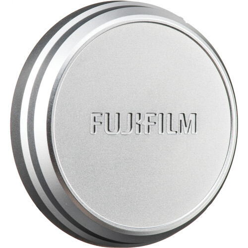 FUJIFILM Lens Cap For X100V Camera Silver BF00020876 100 B H fujifilm-lens-cap-for-x100v-camera-silver-bf00020876-100-b-h