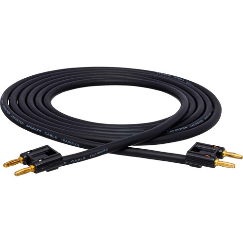 Hosa Technology Dual Banana Male to Dual Banana Male Speaker Cable (20')