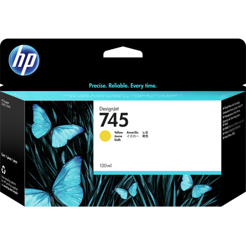 Cartuccia Inchiostro HP 745 DesignJet 300ml - Giallo, Nuova, Compatibile Z2600/Z5600, 12/2024