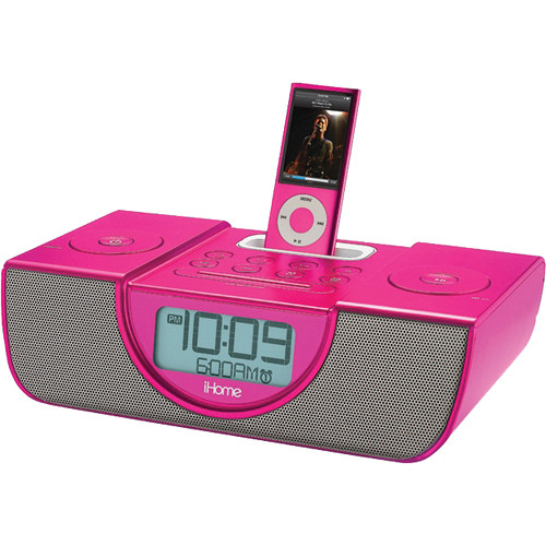 IHome IP42UVC Dual Alarm FM Clock Radio For Your IP42PV B H