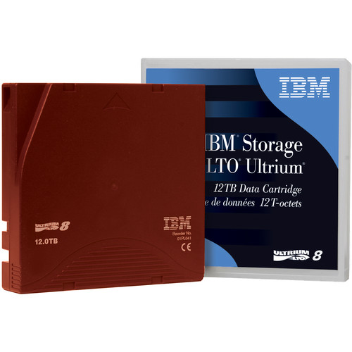IBM 01PL041 IBM LTO Ultrium 8 Data Cartridge 12TB