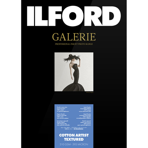 Ilford GALERIE Cotton Artist Textured Paper (4 x 6", 50 Sheets)