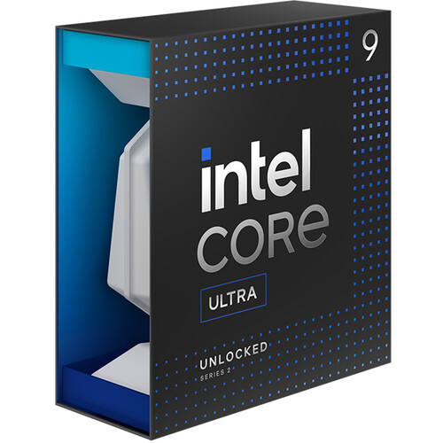 Intel core ultra 9 285k lga1851 tray procesor sprednji pogled
