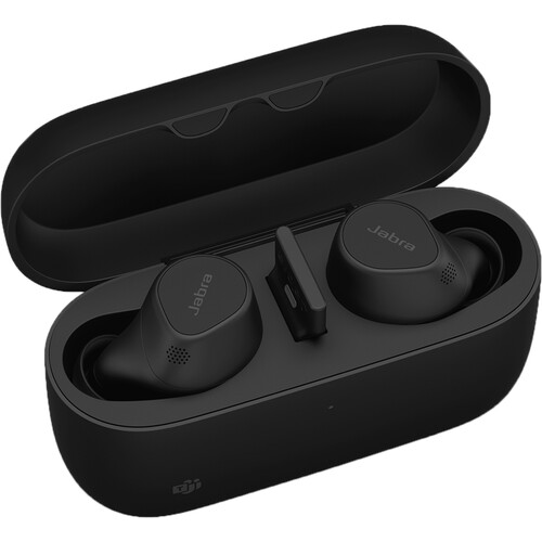 Jabra Evolve2 Buds USB-A UC Earbuds with USB-A Bluetooth Dongle