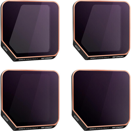 K&F CONCEPT Filtres de diffusion noirs 1/4 1/8 pour objectifs d'appareil photo, kits de filtres à brouillard avec revêtements multicouches pour la série Nano-X 49mm 58mm 62mm 67mm 82mm  44