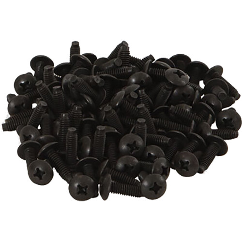 thumbnail image 2 of 10-32 Zinc Rack Screws 100 Pack - USA Made Server Rack Hardware 2 of 12