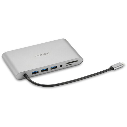 Kensington UH1440P USB-C 10-in-1 Driverless Mobile Laptop Docking Station, 3 USB-A Ports, Up to 85W Power Supply, Ultra HD (Single 4K@30Hz) High Res, Plug & Play Hub with Cable (K33853WW