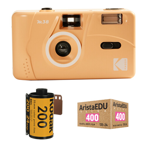 KODAK M38 Analoge camera met flits Zwart
