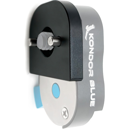 Kondor Blue ARRI-Style Anti Twist Spacer Plate for Mini Quick Release Plate (Space Gray)
