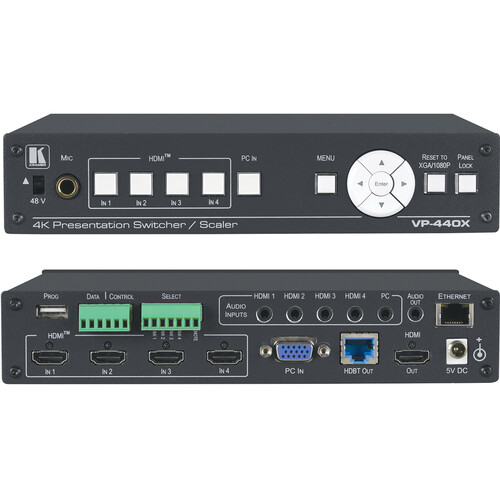 Kramer VP-440X 18G 4K Presentation Switcher/Scaler VP-440X B&H