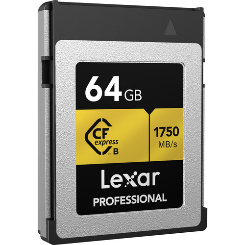 Lexar 64GB Professional CFexpress Type B Memory LCFX10 64GCRBNA